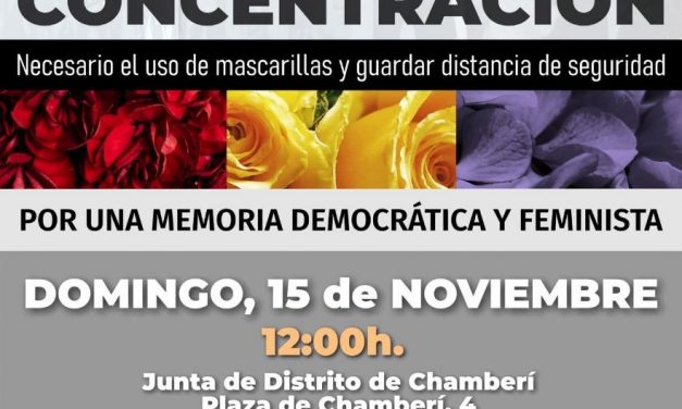 “MEMORIA FEMINISTA Y DEMOCRÁTICA PARA EL AYUNTAMIENTO DE MADRID”