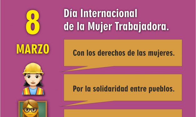 8 de Marzo: Día Internacional de la Mujer Trabajadora