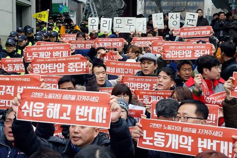 Represión fascista en Corea del Sur