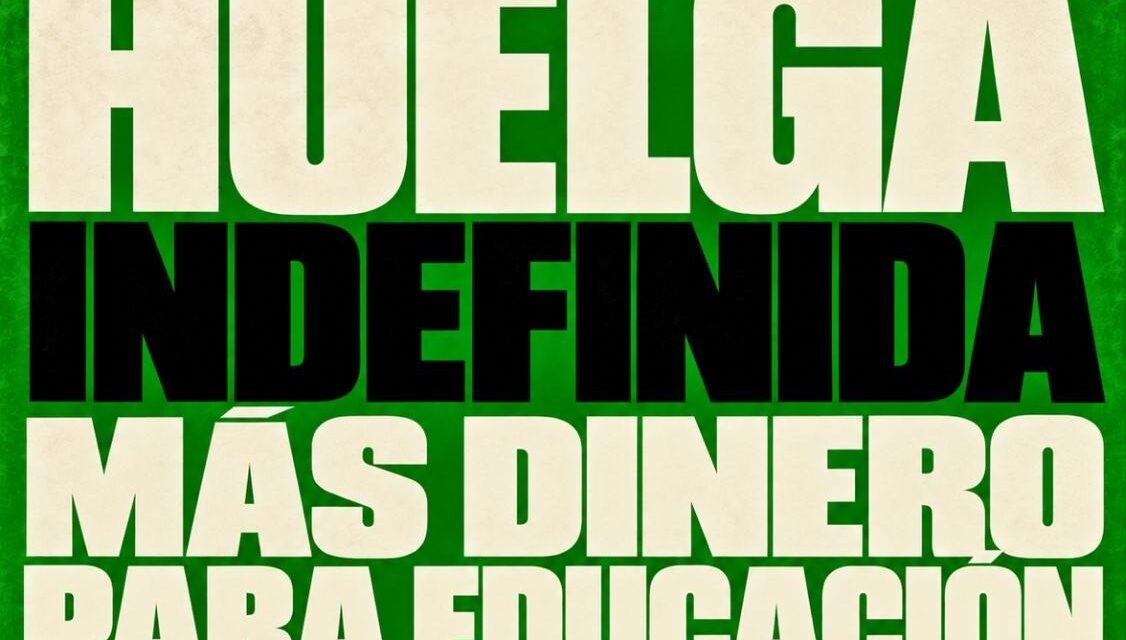 Comunicado de apoyo a la huelga indefinida del profesorado