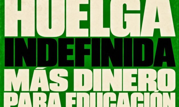 Comunicado de apoyo a la huelga indefinida del profesorado